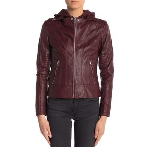 ＊𝐍𝐄𝐖＊• GUESS • 𝗟 · Leather Jacket · NWOT